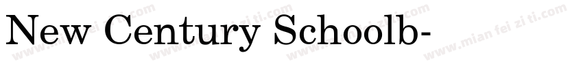 New Century Schoolb字体转换